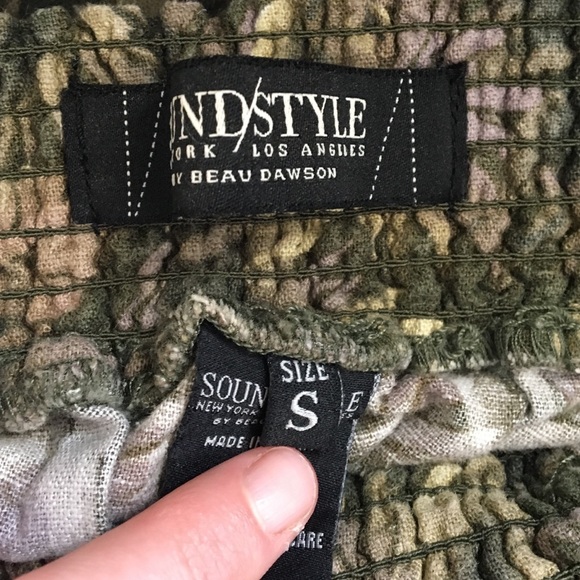 Sound style fabric pants - Picture 5 of 5